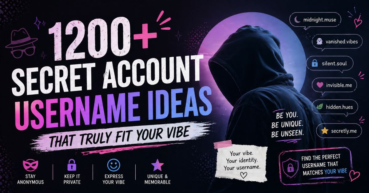 secret username for instagram for girl