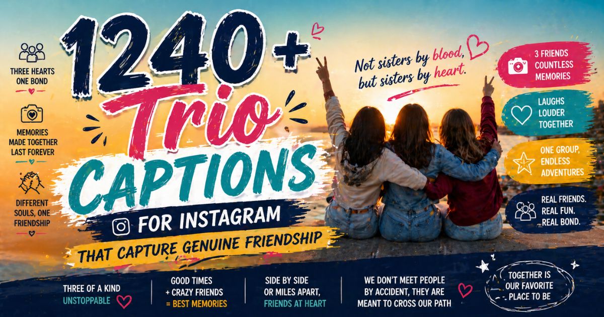 trio friendship quotes