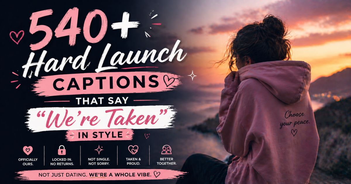 hard launch captions