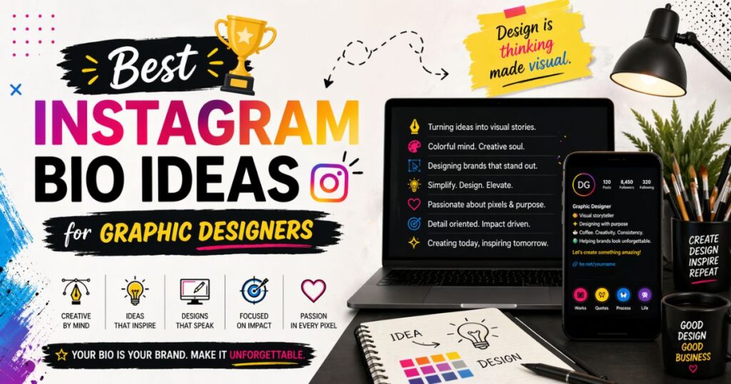 Best Instagram Bio Ideas for Graphic Designers