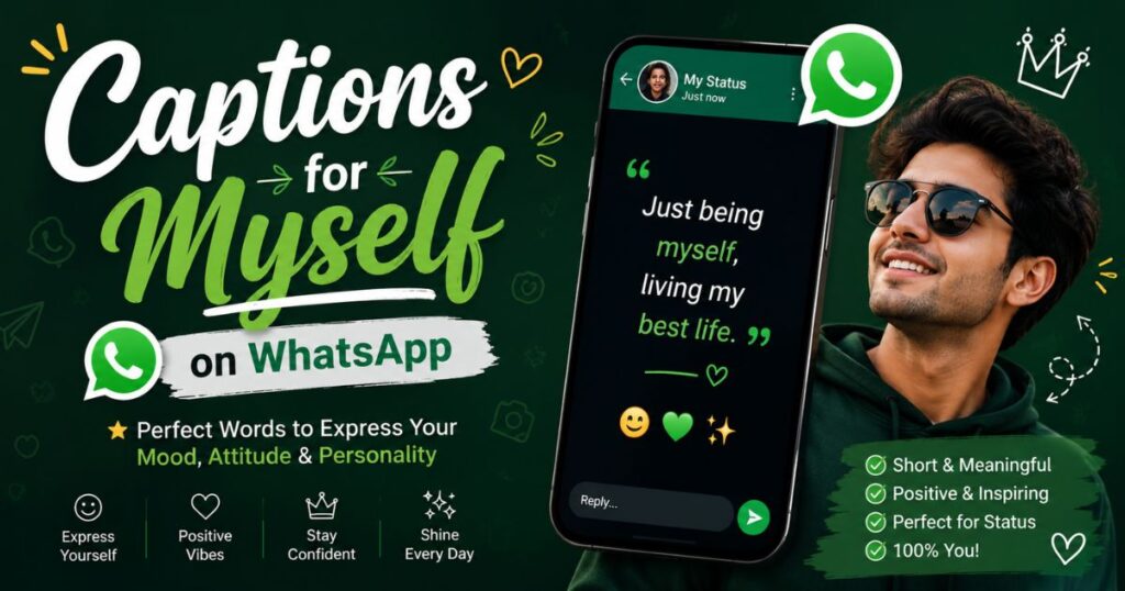 Captions for Myself on WhatsApp